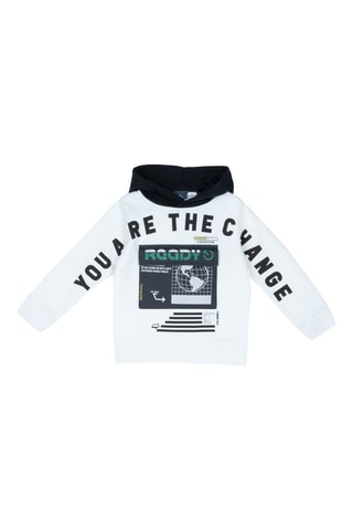 Sweater met Capuchon - Wit