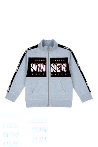 Sweater Gemêleerd Lichtgrijs