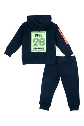 Sweater met Capuchon en Joggingbroek - Oranje