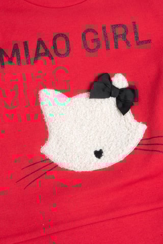 Sweater en Legging - Rood en Zwart