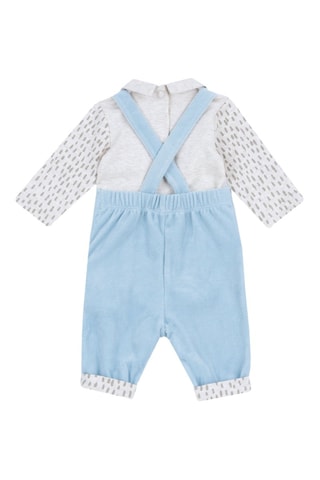 Rompertje en Tuinbroek - Lichtblauw