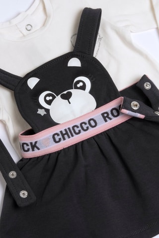 T-shirt en Jurk - Wit en Zwart