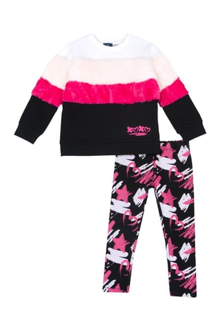 Sweater en Legging - Zwart en Roze