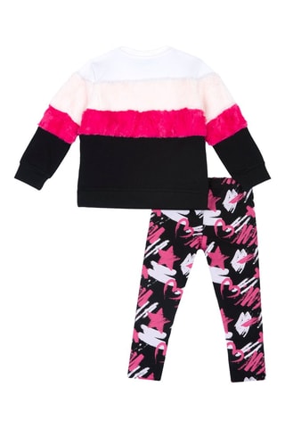 Sweater en Legging - Zwart en Roze