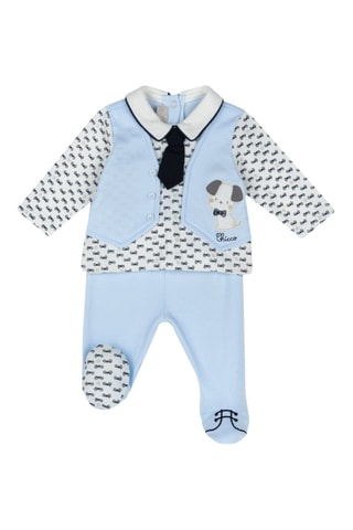 T-shirt en Legging - Lichtblauw