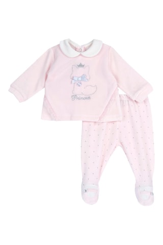 T-shirt en Broek - Zachtroze