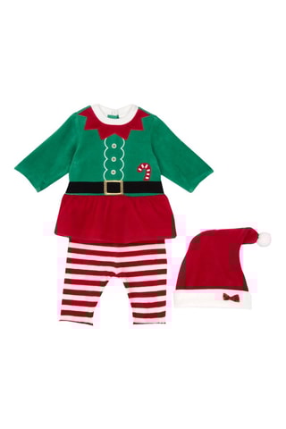Kostuum Kerstelfje - Groen