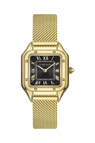 Stalen Quartz Horloge Lilac - Goudkleurig