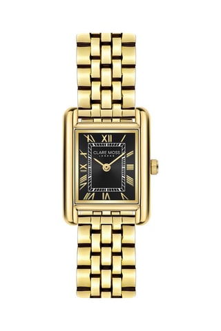 Stalen Quartz Horloge Mimosa - Goudkleurig