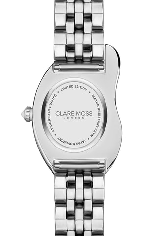 Stalen en Parelmoer Quartz Horloge Old Money - Zilverkleurig en Wit 