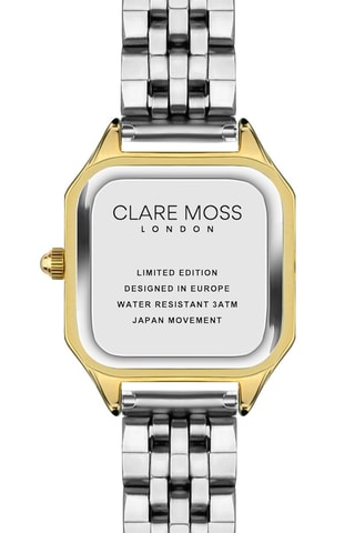 Stalen en Parelmoeren Quartz Horloge Charlotte - Goudkleurig en Zilverkleurig