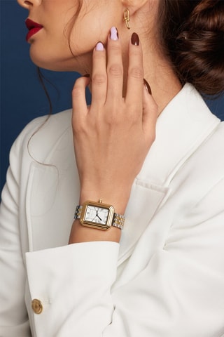 Stalen Quartz Horloge Piccadilly