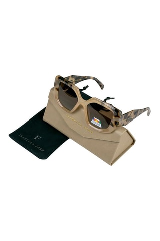 Gepolariseerde zonnebril voor dames Eleganza- categorie 3 - Bruin en donkergeel