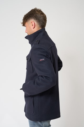 Casaco de lã - Azul-marinho