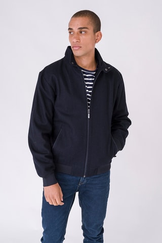 Casaco de lã - Azul-marinho