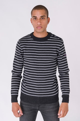 Camisola de lã - Azul-marinho