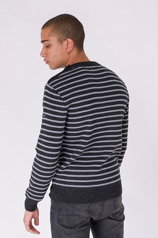 Camisola de lã - Azul-marinho