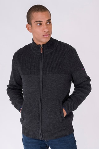 Casaco em lã - Cinzento-escuro