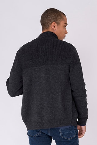 Casaco em lã - Cinzento-escuro