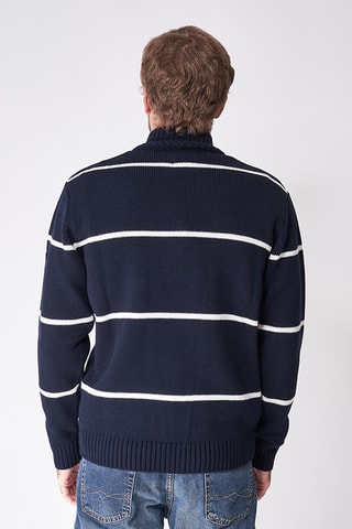 Camisola de lã - Azul-marinho