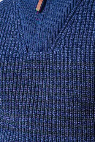 Camisola de lã - Azul