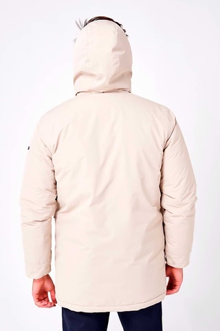 Parca com capuz - Cru