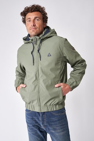 Casaco com capuz - Verde