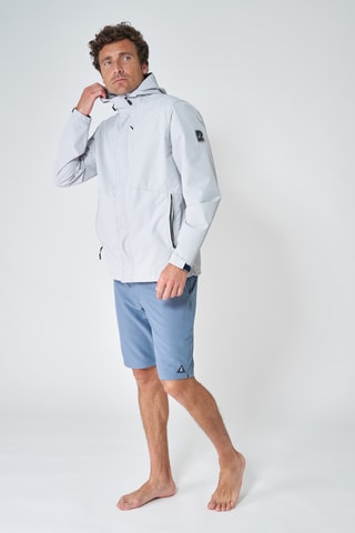 Impermeável com capuz - Branco