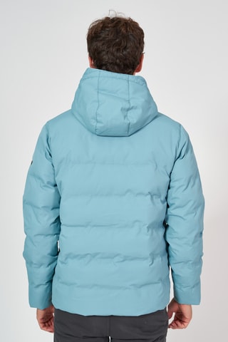 Blusão com capuz - Azul-celeste