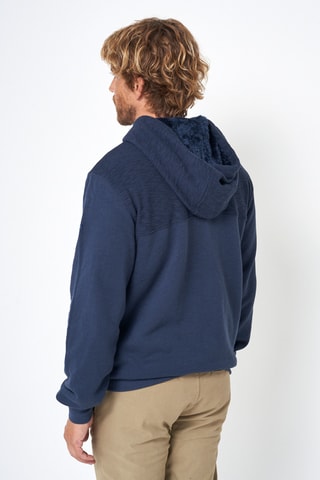 Sweat com capuz - Azul-marinho