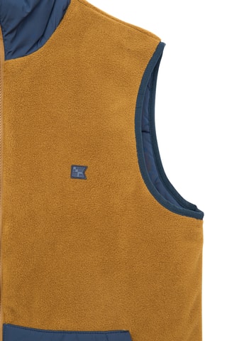 Colete polar reversível - Castanho