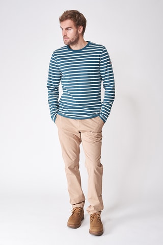 T-shirt - Azul-pato e branco