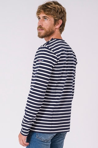 T-shirt - Azul-marinho e branco