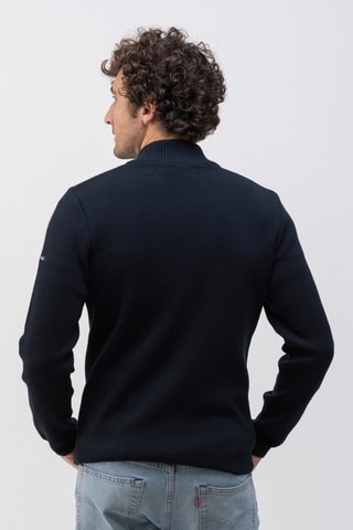 Casaco em lã - Azul-marinho