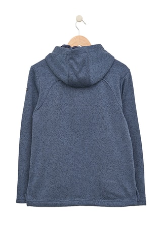 Casaco polar com capuz - Azul-cobalto