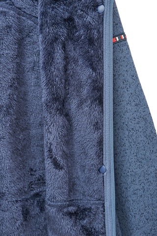 Casaco polar com capuz - Azul-cobalto