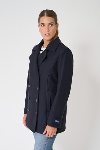 Casaco de lã - Azul-marinho