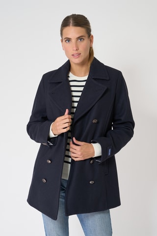 Casaco de lã - Azul-marinho