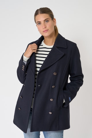 Casaco de lã - Azul-marinho