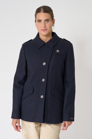 Casaco de lã - Azul-marinho