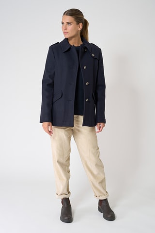 Casaco de lã - Azul-marinho