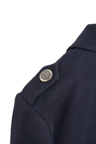 Casaco de lã - Azul-marinho