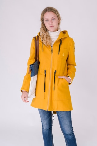 Casaco de lã - Mostarda