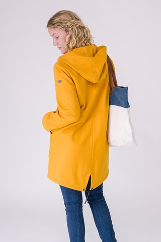 Casaco de lã - Mostarda
