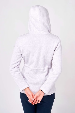 Casaco polar com capuz - Cinzento-claro