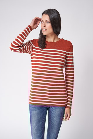 Camisola de lã - Vermelho-tijolo