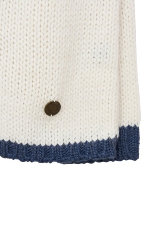 Casaco em lã e alpaca - Branco