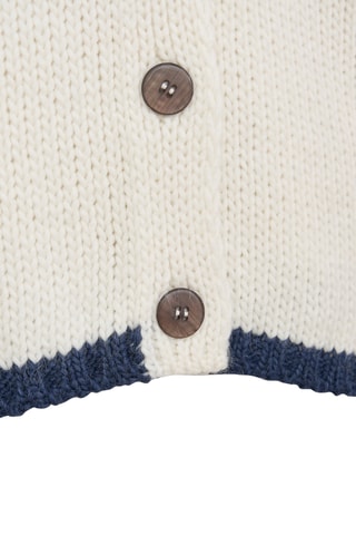 Casaco em lã e alpaca - Branco