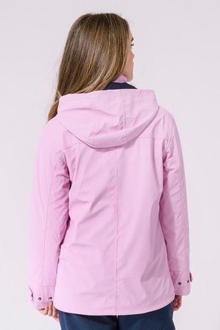 Parca com capuz - Rosa