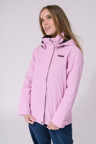 Parca com capuz - Rosa